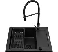 Pyramis Mido évier avec mitigeur noir/noire 070167602S