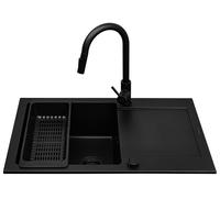 Pyramis Mido évier avec mitigeur noir/noire 070176502BE