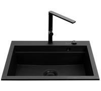 Pyramis Siros évier avec mitigeur noir/noire 070177802BT