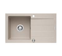 Pyramis Sparta évier en granit 76x44 cm beige 070000001