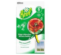 PYREL - 6 Pièges Stickers Mouche Coquelicot - Lot De 3 - Livraison Gratuite