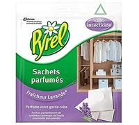 Pyrel Sachets Parfumés pour Armoire - Parfum Lavande - Jusqu'à 2 Mois de Parfum - 24 Sachets