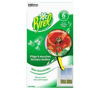 Pyrel Piege A Mouches Sticker Fenetre Coquelicot Rouge 6 Stickers