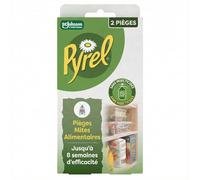 PYREL Pièges Mites Alimentaires Sans Insecticides ni Parfum 2 Unités | Protège votre cuisine protection longue durée espèces visées facile à utiliser