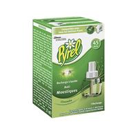 Pyrel Recharge diffuseur électrique anti-moustiques Huile essentielle citronnelle 45 nuits Lot de 4