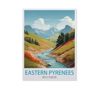 Pyrénées-Orientales Occitanie，Puzzle en Papier 1000 Pieces Adultes Enfants Classique Jeu Cadeau（38x26cm）-GO16