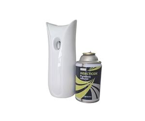 PyrèthraFresh le Diffuseur Automatique Aérosol contre les Mouches et Moustiques avec 1 recharge 250 ml inclus