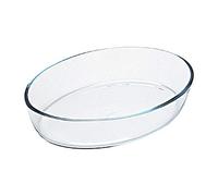 Pyrex Plat à four ovale Essentials 1041030 en verre transparent 39x27x6 cm
