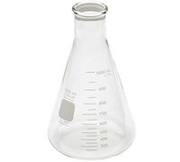 PYREX 1L Narrow Mouth Erlenmeyer Flasks with Heavy Duty Rim, Ea