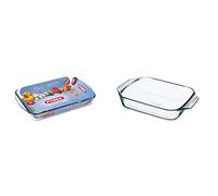 Pyrex 3059019 Lasagneforme rectangulaire & Irresistible - Plat à Four Rectangulaire en Verre, 27 x 17 cm