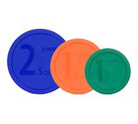 Pyrex 325-pc 2.5qt 323-pc 1.5qt 322-pc 1qt Bol à mélanger couvercles - Lot de 3