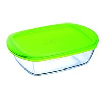 Pyrex Plat à four en verre Cook&store 4936460 rectangulaire avec couvercle 23x15 cm
