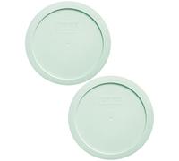 Pyrex 7200-PC Lot de 2 couvercles de rechange pour conservation des aliments Vert sauge 2 tasses Fabriqué aux États-Unis
