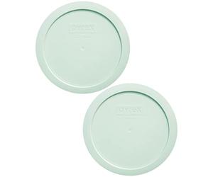 Pyrex 7200-PC Lot de 2 couvercles de rechange pour conservation des aliments Vert sauge 2 tasses Fabriqué aux États-Unis