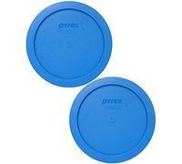 Pyrex 7201-PC Lot de 2 couvercles de rechange pour stockage des aliments Bleu marine 4 tasses