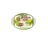 Pyrex 8010665 optimum plat à four ovale en verre ultra résistant prise en main facile 35x24 cm