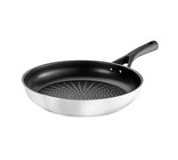 Pyrex 8019832 Expert Touch Poêle en Inox Ø 20 cm Compatible tous Feux dont Induction - Revêtement Anti-Adhésif Renforcé Longue Durée