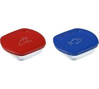 Pyrex 913S570/7646 Set de 2 carrés