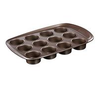 Pyrex Moule à muffin 1452002 – Acier carbonne antiadhésif – 12 trous