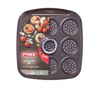 Pyrex - Asimetria - Plat à 9 Mini Pizza sans Emporte Pièce en Métal Ø 6.50 cm