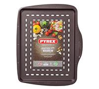 Pyrex – Plat à pizza Asimetria rectangulaire en métal anti-adhésif 37 x 29 cm