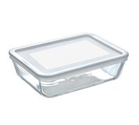 PYREX Boîte Conservation Rectangulaire 19x14 cm avec Couvercle | Spécial Congélateur, Plat Four, Verre borosilicate, Résistant aux Tâches et aux Odeurs, Sans BPA