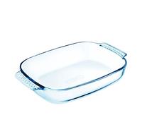 Pyrex Borosilicate Glass Rectangular Roaster with Easy Grip Handles, 39x25cm
