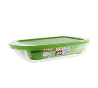 Pyrex C&S Basic Plat rectangulaire avec Couvercle 15 x 23 x 4,5 cm