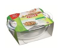 Pyrex Casserole ovale 33 x 20 x 13 cm – verre transparent