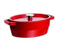 Cocotte Ovale Slow Cook 3.8 L - 29 Cm Rouge