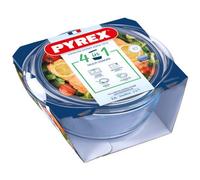 Plat à Four Pyrex Essentials Rond avec Couvercle 1,6 L