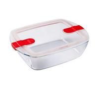 Pyrex Cook and heat Plat rectangulaire avec couvercle 28 cm 2,5 l