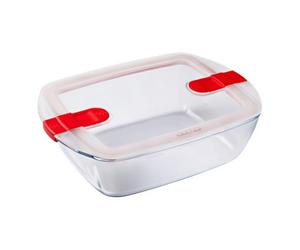 Pyrex Cook and heat Plat rectangulaire avec couvercle 28 cm 2,5 l