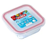 Pyrex COOK&CLICK 2 L Récipient en verre résistant à la chaleur et étanche à l'air avec joint d'étanchéité
