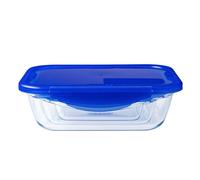 PYREX Cook&Go Boîte de conservation rectangulaire étanche, 340 cl - 30 x 22 cm
