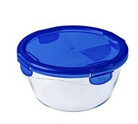 Pyrex Boîte ronde en verre Cook & Go Ø 20 cm – Couvercle hermétique et étanche