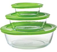 Pyrex - Cook & Store Bol 350 ml 1,1 litre 2,3 litres Lot de 3
