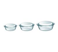 Pyrex Ensemble de plats à four 3 pcs Verre 912S637/6142