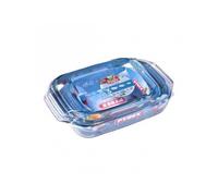 Pyrex - Ensemble de plats de cuisson au four Pyrex Transparent Verre Borosilicaté (3 pcs)