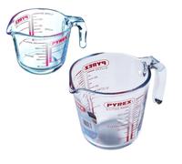 Pyrex gobelet doseur set de 2 verres 0,25l 0,5l