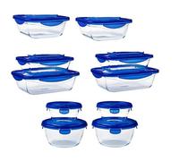 Pyrex Lot De 10 Boîtes Avec Couvercles Hermétiques - Tailles Et Formes Différentes