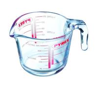 Pyrex Lot de 2 pichets gradués classiques en verre haute résistance à la chaleur Transparent 0,25 l