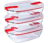Pyrex, lot de 3 plats rectangulaires cook & heat 23 x 15cm G