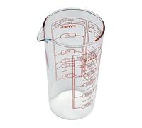 Verre doseur - PYREX - 0.5 L - Translucide - Rouge - Graduations rouges