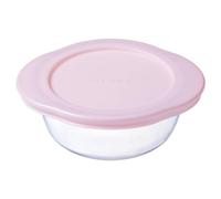Plat Rond Avec Couvercle Rose 15 Cm