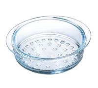 Pyrex - Panier Cuisson Vapeur en Verre Borosilicate - Diamètre 20 cm et Universel - Cuisson Saine et sans BPA, Résiste aux Chocs Thermiques - Plat en Verre Transparent - Ustensile de Cuisine Durable