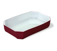 PYREX COLORS Plat rectangulaire pour four rouge bore 33 x 22 cm, 3,2 l