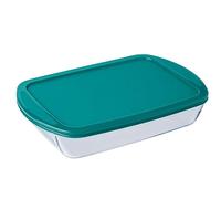 Pyrex Plat à four rectangulaire Cook & Store avec couvercle 4,5 l