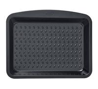 Pyrex - Plat à four Glide en métal - Revêtement antiadhésif sans PFAS - Cuisson homogène - Résistant - Poignée XL pratique - Compatible lave-vaisselle (Rectangulaire 34 x 24 cm)