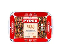 Pyrex - Plat rectangulaire en verre Essentials 40 x 27 cm 4,6 L Transparent